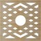 Ekena Millwork Chevron Wood Fretwork Pierced Ceiling Medallion, Hickory, 18"OD x 4 5/8"ID x 1/4"T CMWP18X18X0250CHHI - alternate 2